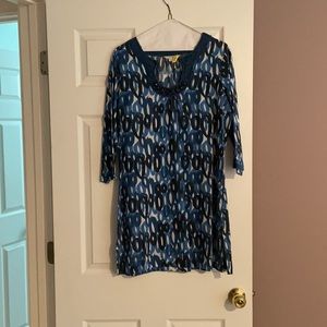 Boden 100% cotton tunic with jeweled neckline